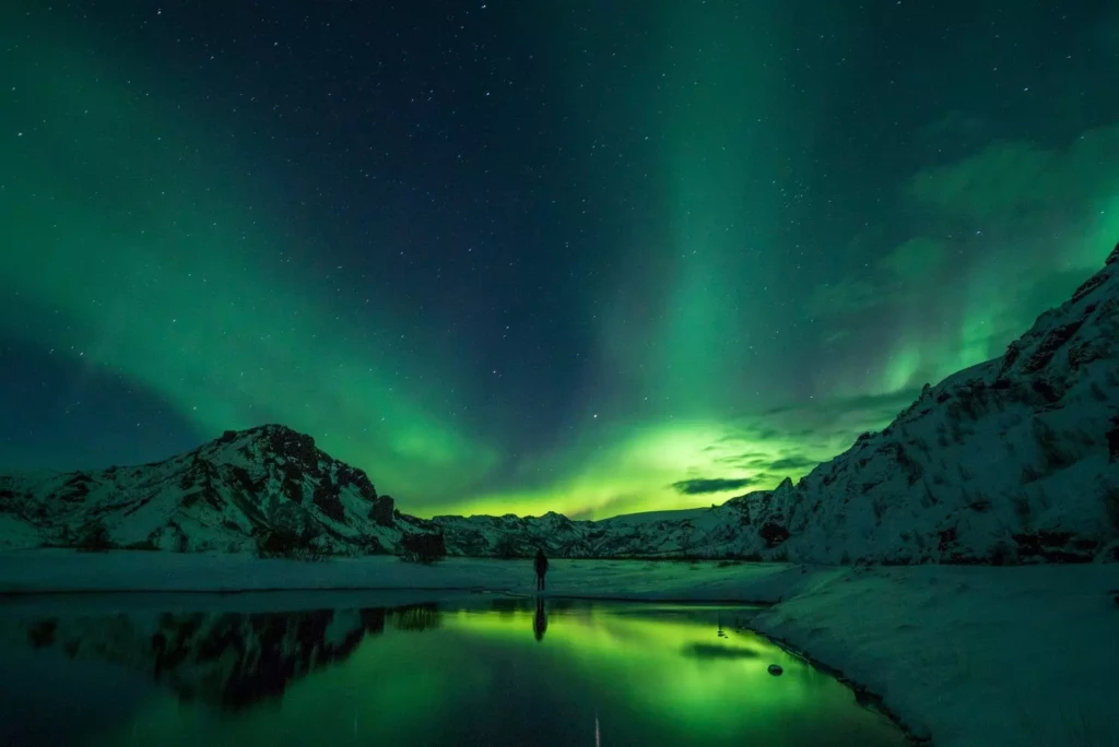 Aurores Boréales Vertes Islande